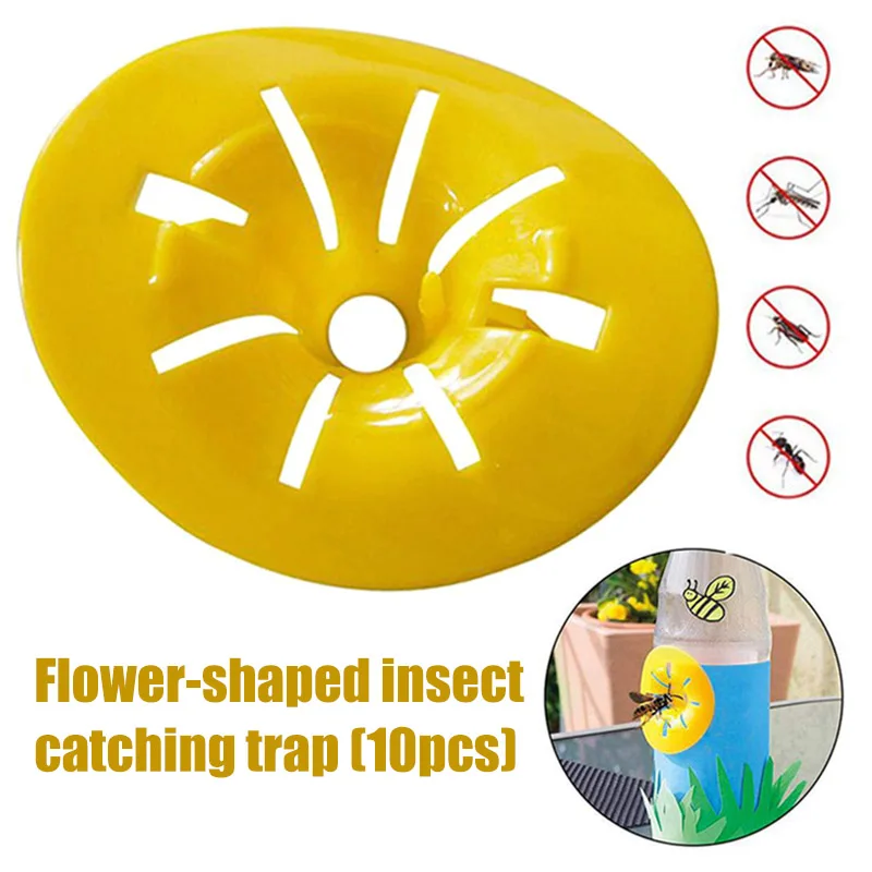 

10 Pcs Wasp Trap Insect Trap DIY Wasp Fly Catcher Bugs Beetle Control