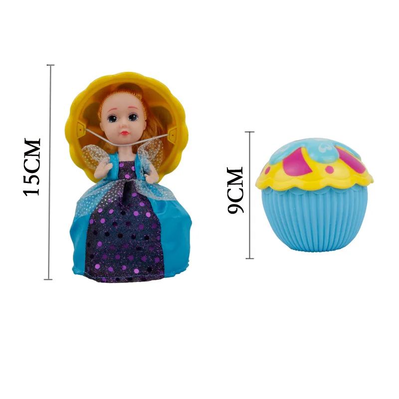 

1PCS 15cm Cartoon Lovely Surprise Cupcake Princess Doll Transformed Scented Beautiful Cute Cake Doll Toy Girls Toys for Children