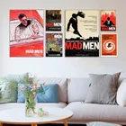 Картина на холсте Mad Men, постер для ТВ-сериала, классический фильм, подарок, домашний декор