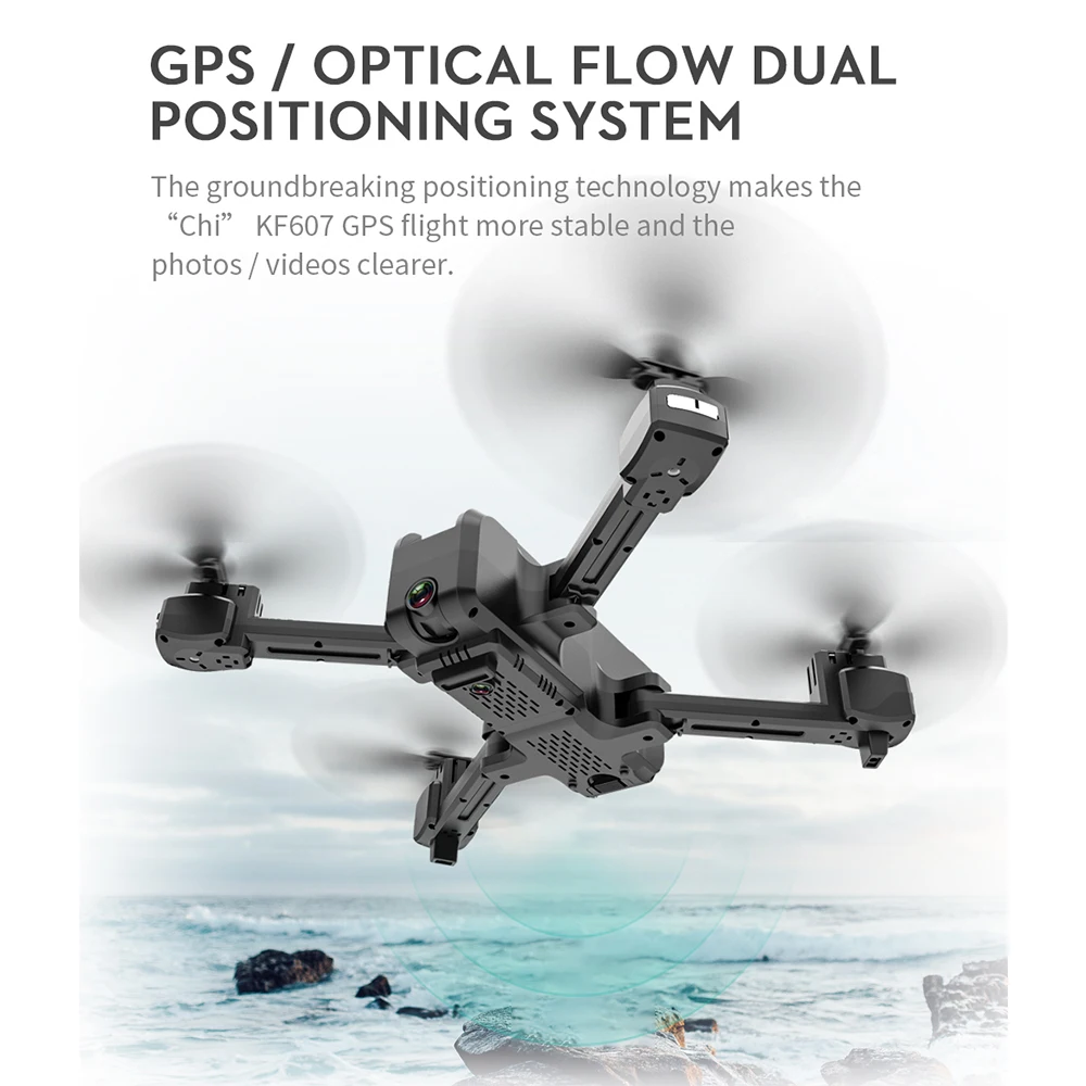 GPS Радиоуправляемый Дрон 4K HD камера Квадрокоптер с оптическим потоком 5G WIFI FPV 50X