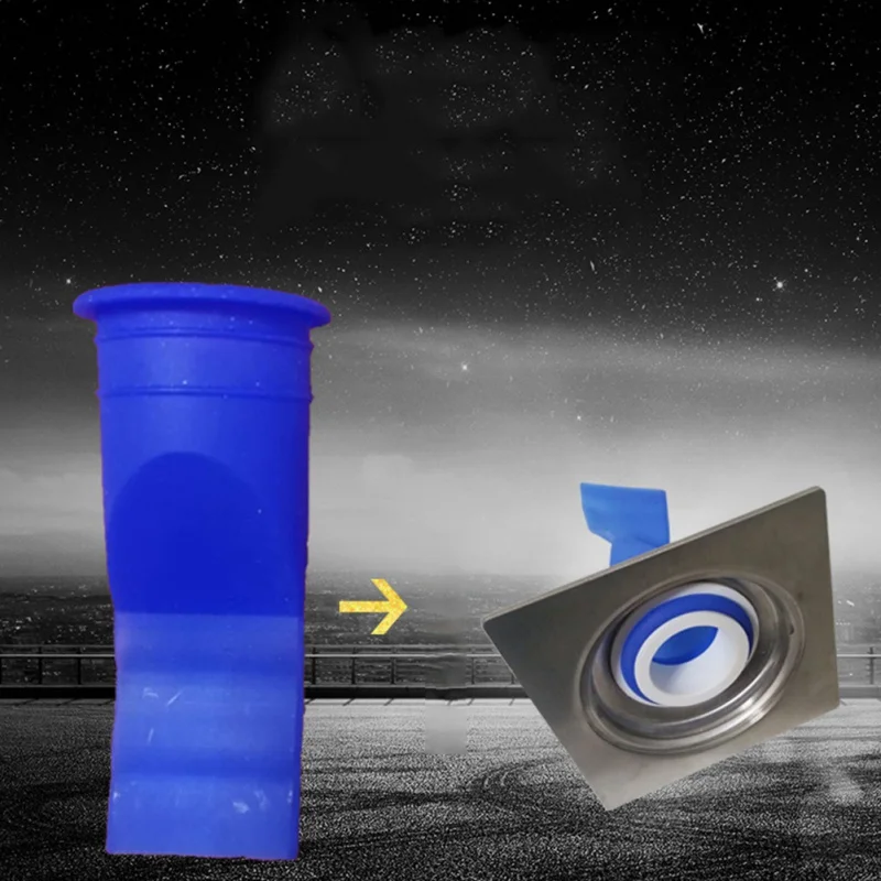 Анти запах борьба с вредителями трап силиконовая труба для ванной