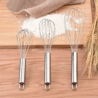 stainless steel egg beater hand whisk mixer kitchen tools 8 10 12 inch