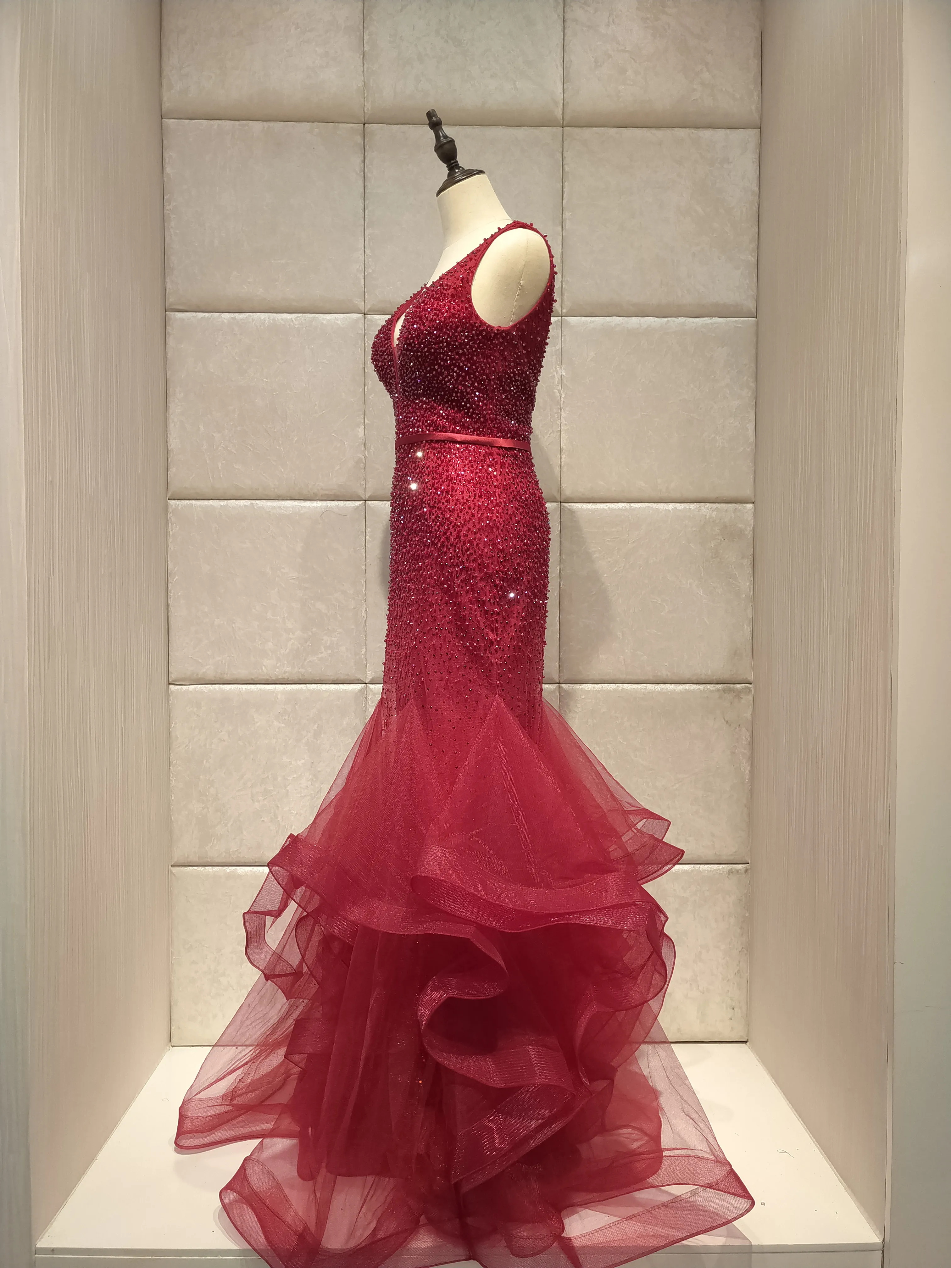 Роскошное вечернее платье русалки; Новинка года; vestido de noiva robe de soiree; вечерние платья