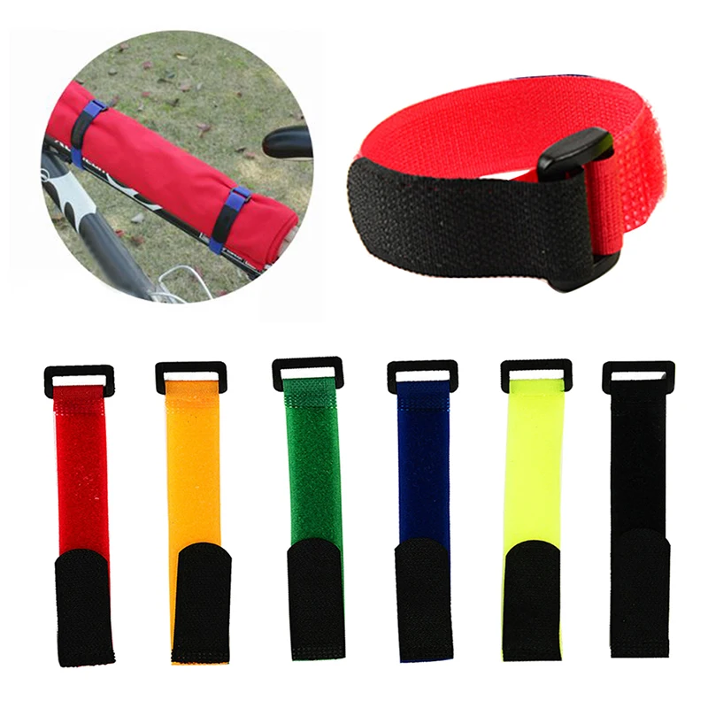 10pcs/lot Bicycle Handlebar Strap Road Bike Fixed Tape Tie Rope Cycling Riding Pump Bottle Fastening Bands | Спорт и развлечения