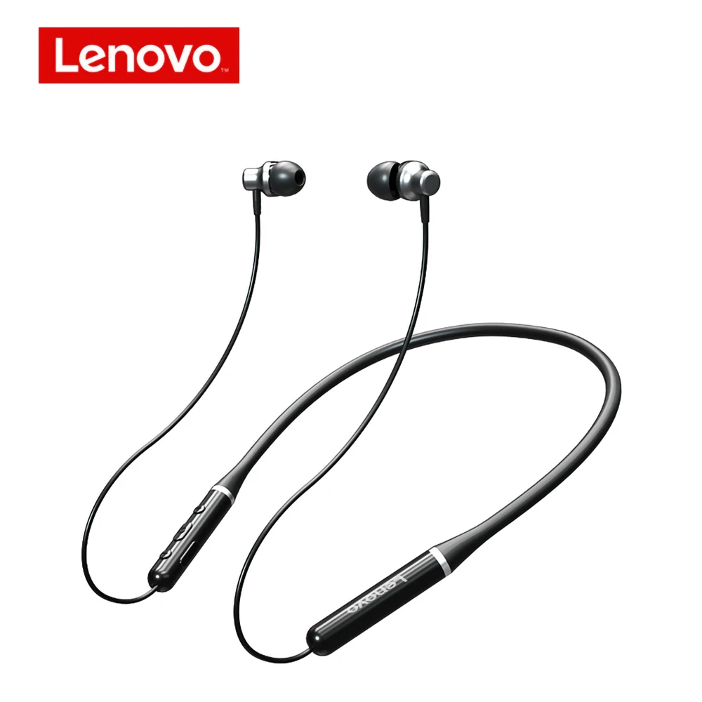 

Lenovo XE05 Pro 5.0 Magnetic Neckband Earphones IPX5 Waterproof Sport Wireless headphones with Mic 210mAh Earphone Bluetooth