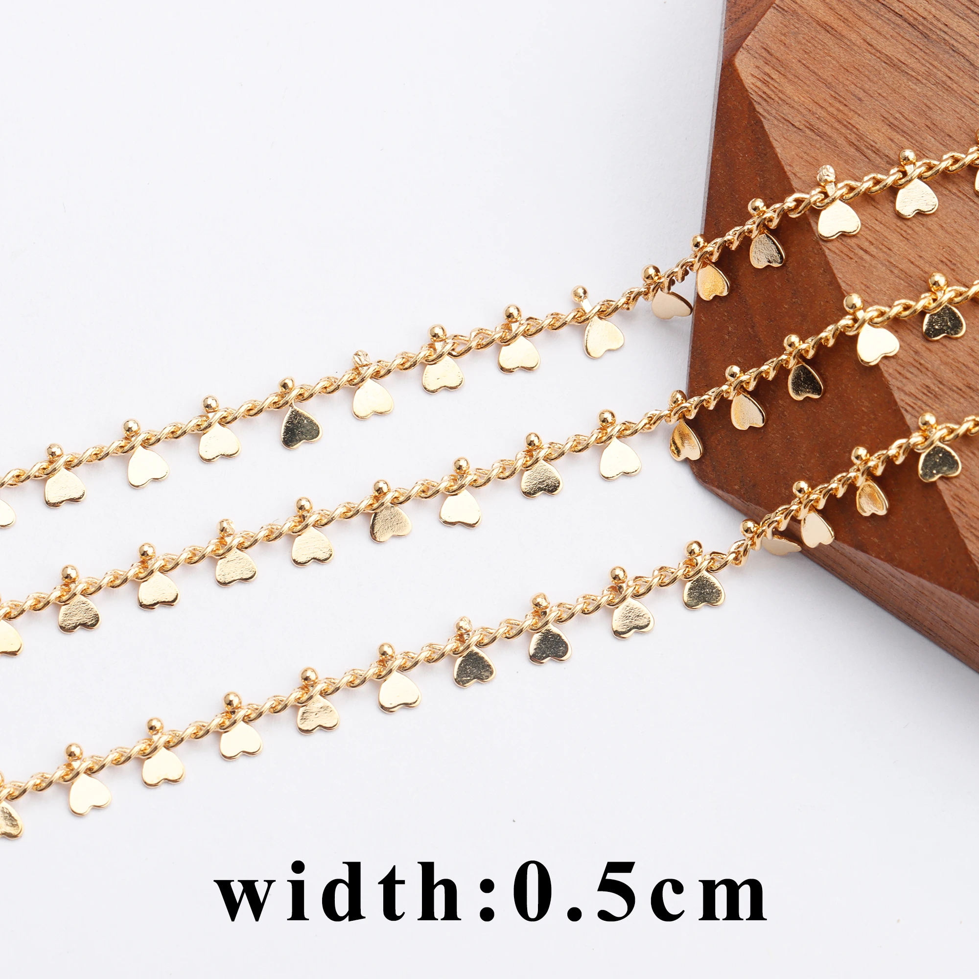 YEGUI C114 аксессуары для ювелирных изделий цепочка сделай сам позолота 18 карат 0 3