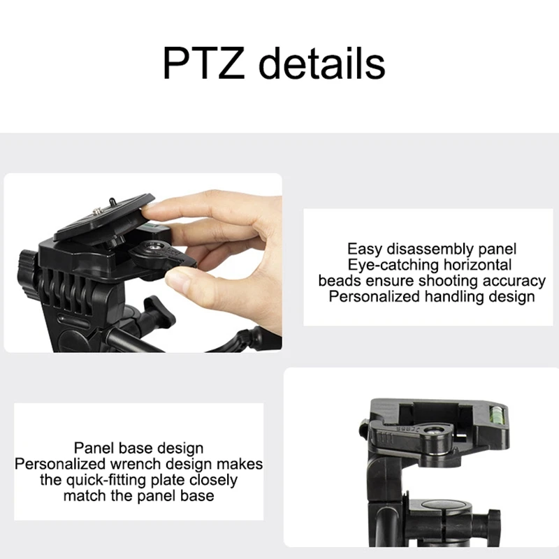 Штатив для камеры 55 дюймов/140 см легкий живой потоковый штатив с держателем