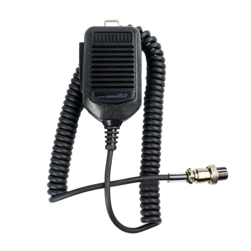 Hm 36 ручной динамик с микрофоном Микрофон для Icom радио Ic 718 78 Ic28A/229C|Деревянные