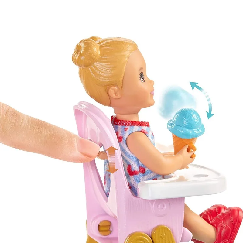Оригинальные куклы Барби с аксессуарами для девочек кормления малышей игрушки