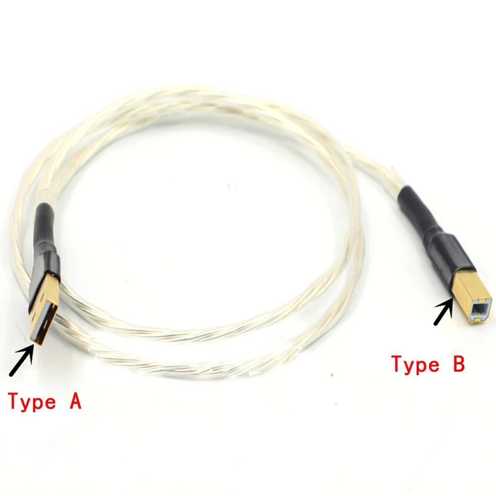 Haldane 1 шт. Hi-End Nordost Odin Соединительный usb-кабель с покрытием типа A-B позолоченный аудиокабель USB