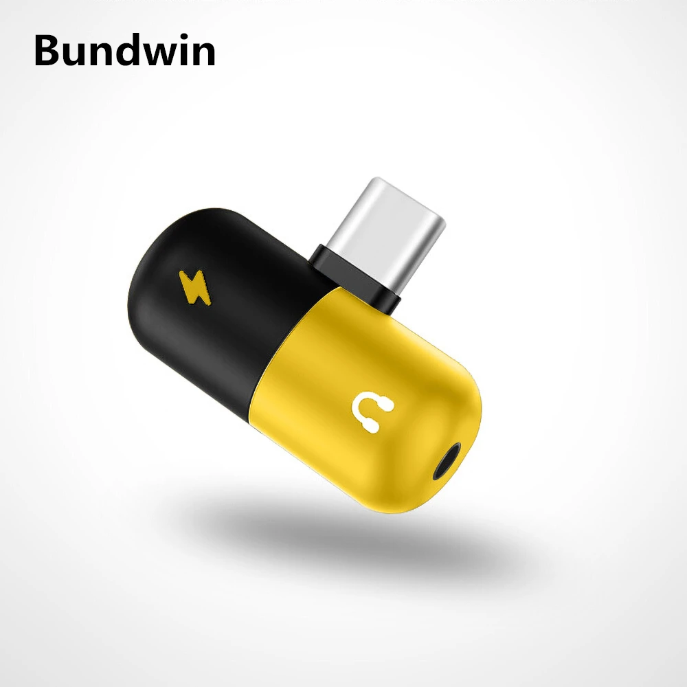 Urock Тип C до 3 5 мм разъем для наушников USB адаптер зарядки аудио кабель конвертер