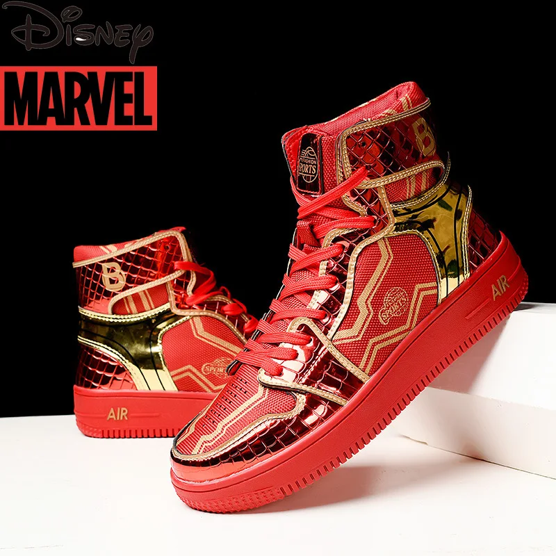 

Высокие мужские кроссовки чудо яд Человек-паук корейские трендовые универсальные кроссовки