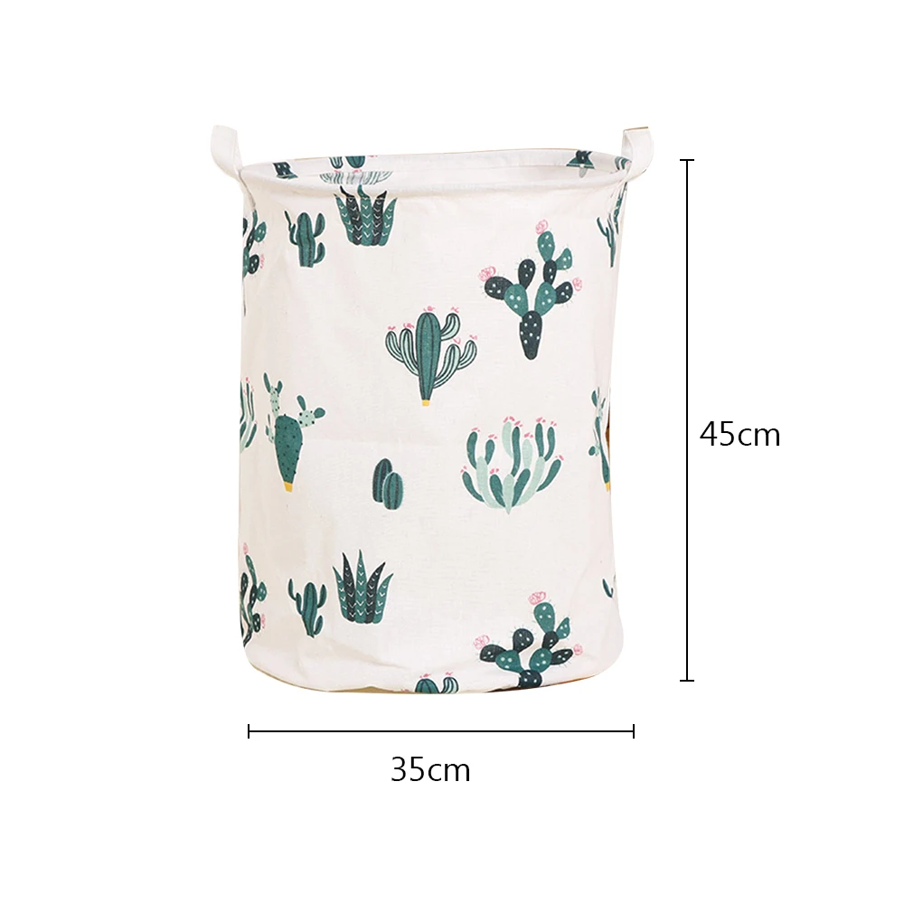 

Collapsible Cotton Cloth Large Folding Laundry Basket Toy Storage Box Bag Bucket Washing Dirty Clothes Organizer With Y6Y0011