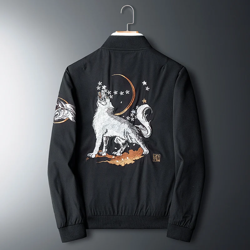 LENSTID Новый MA 1 военный бомбардировщик байкерская куртка с вышивкой пилот Бомбер