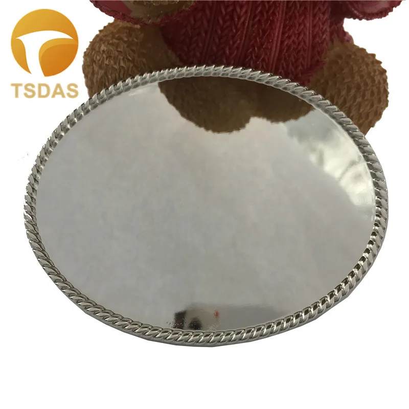 Классическая овальная пряжка для ремня без рисунка модная самодельная 87*68 мм