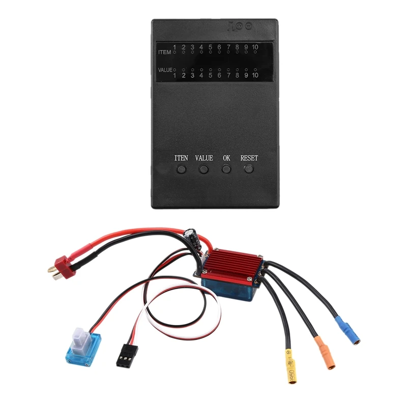

25A ESC Brushless Electronic Speed Control 2S w programm card for 1/14 1/16 RC B36E