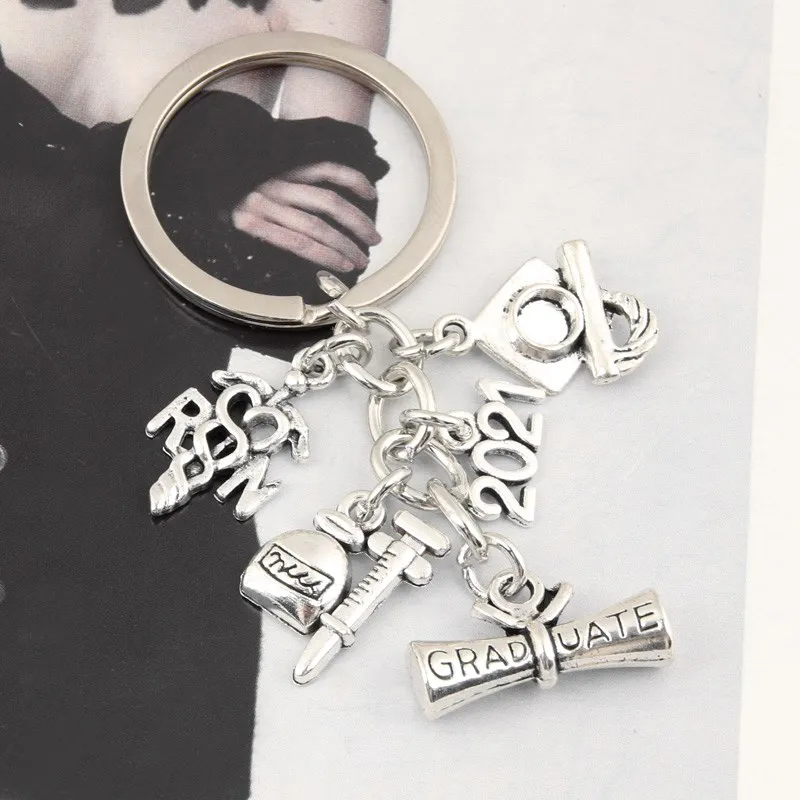1 шт. брелок для медсестры шприц стетоскоп колпачки выпускного вечера брелки
