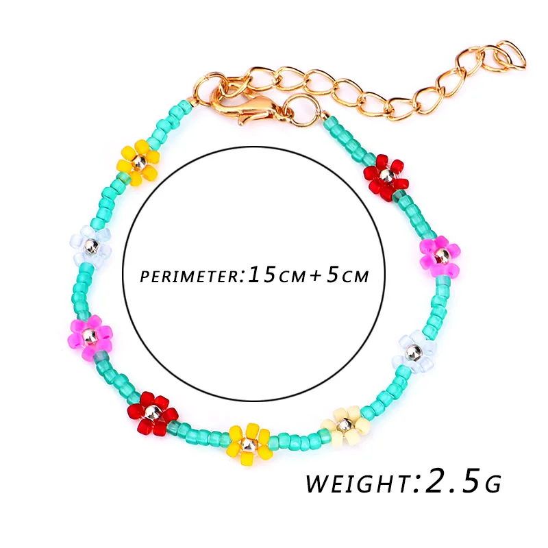 Браслеты ручной работы с Миюки Delica бисер веревка дружбы цветок Форма для женщин