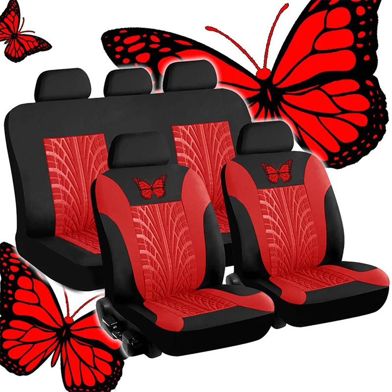 Модные чехлы для автомобильных сидений Защитные женские аксессуары интерьера