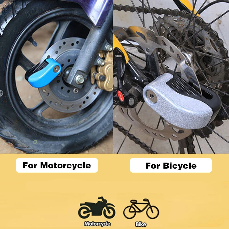 Замок для велосипеда защиты от кражы из цинкового сплава замки на дисковые