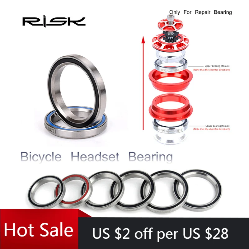 Универсальные подшипники для ремонта гарнитуры 41/41 8/47/49/52 мм Для 28 6/44/30 запчасти