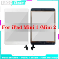 for ipad mini 1 2 a1489 a1490 outer touch panel screen digitizer cable for ipad mini 2 ic chip flex connector with key button