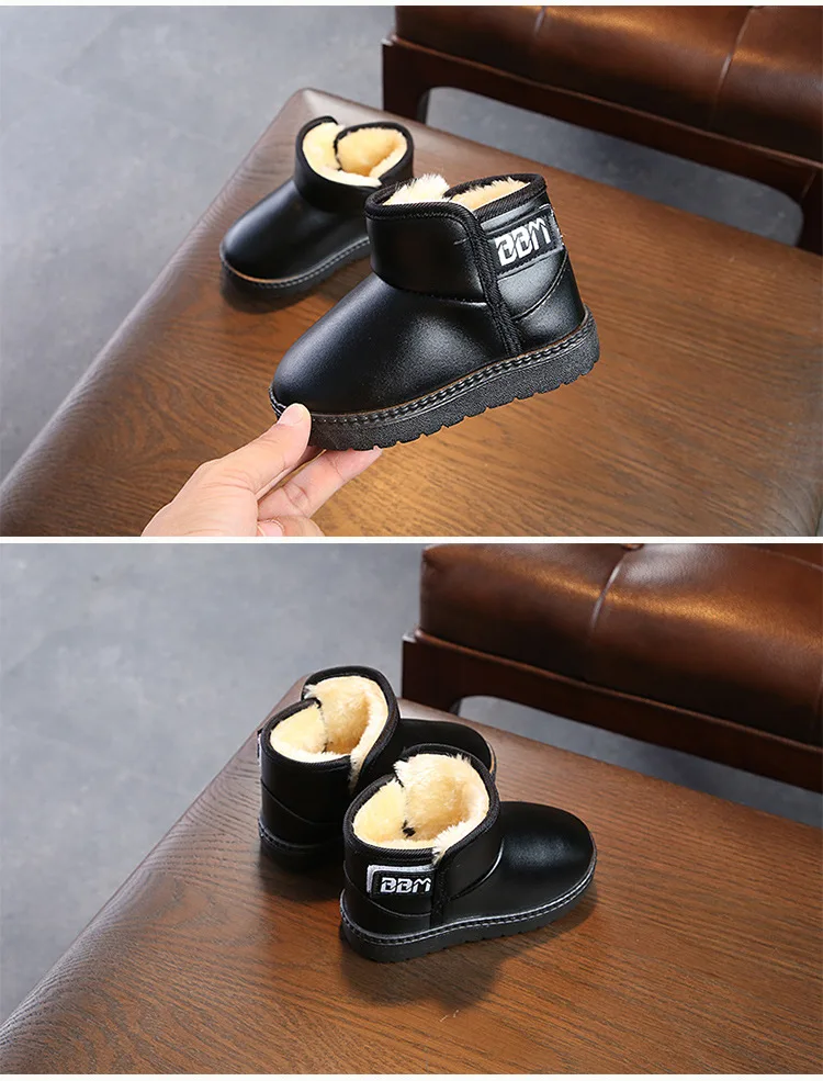 Кожа Детские ботинки обувь для мальчиков и девочек; модная мягкая подошва, детские ботинки для девочек,, 21-35 на осень-зиму детские ботинки обувь