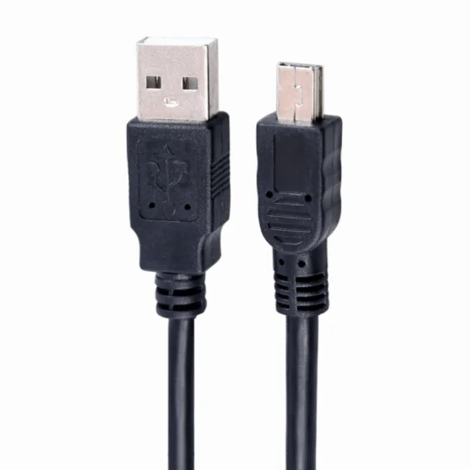 Универсальный Дата-кабель для камеры Sony Canon SLR Camera Black Mini 5 p USB Pin T-порт |