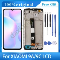 6 53original for xiaomi redmi 9a 9c lcd display screen touch digitizer assembly lcd display 10 point touch repair parts