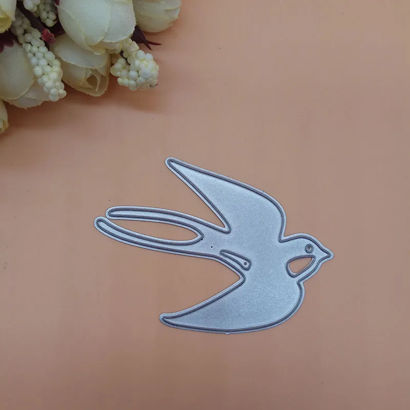 Весна птица Ласточка покупать новую Трафаретный вырубной штамп Скрапбукинг