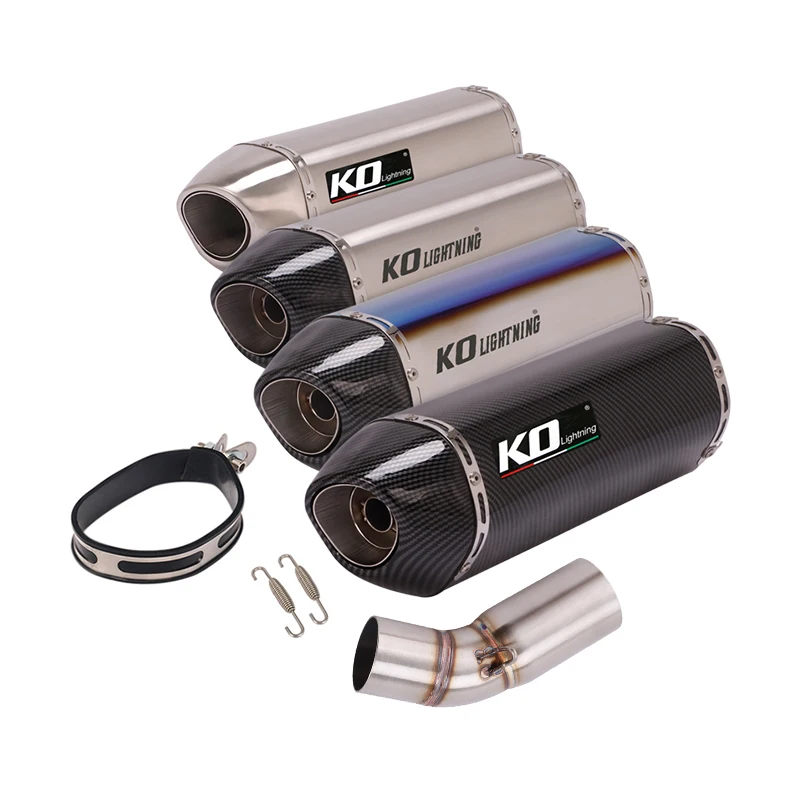 

Выхлопная труба для мотоцикла Benelli Leoncino 500, выхлопная труба из нержавеющей стали 51 мм