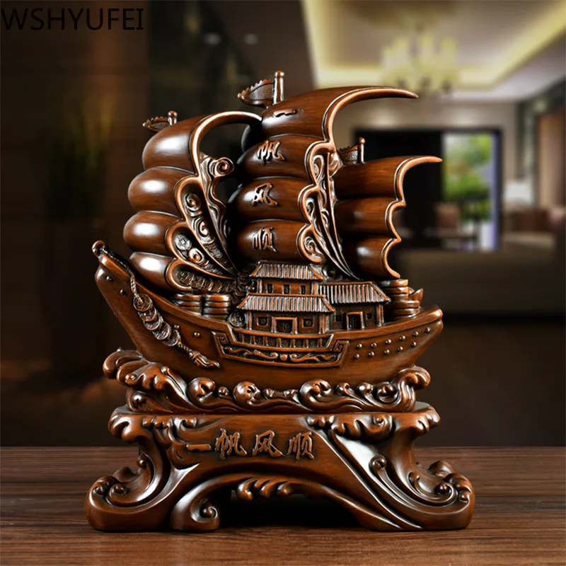 Новое полимерное украшение для парусника счастливый подарок гостиной кабинета