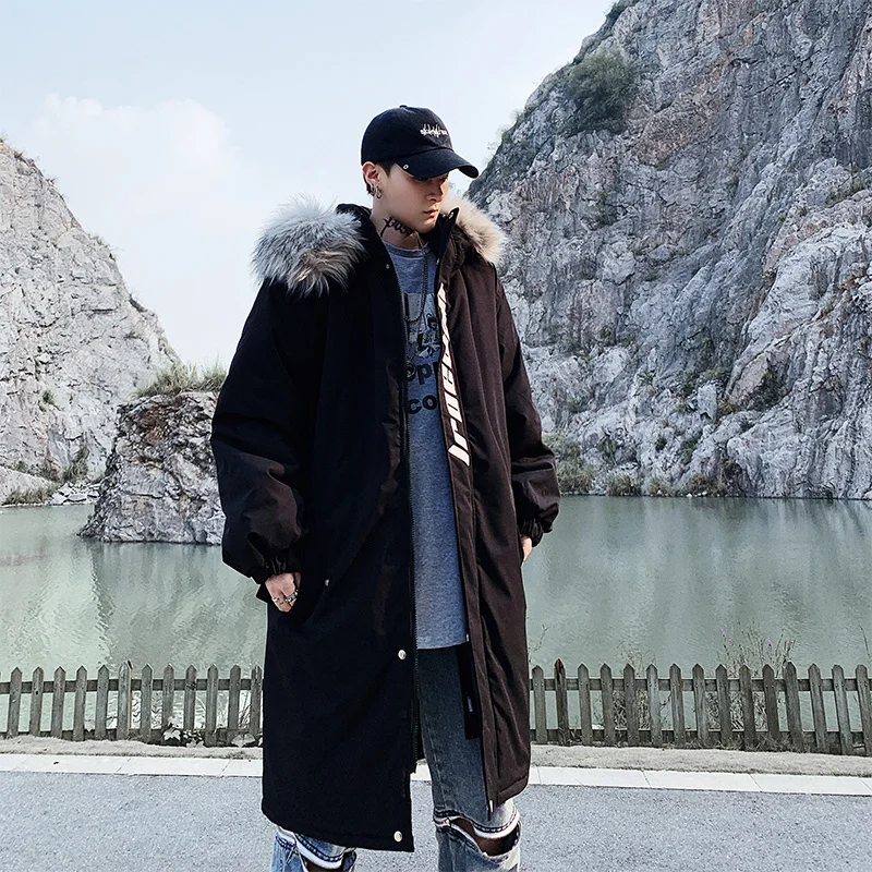 Liketkit зимние куртки и пальто для мужчин новинка 2019 японский стиль Харадзюку