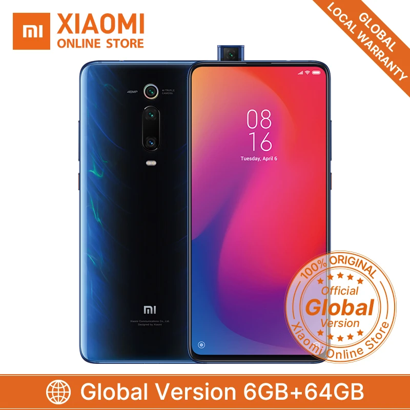 Xiaomi Mi 9T Pro Snapdragon 855 6 ГБ 64 Гб Смартфон 48MP AI задние тройные Камера всплывающее окно