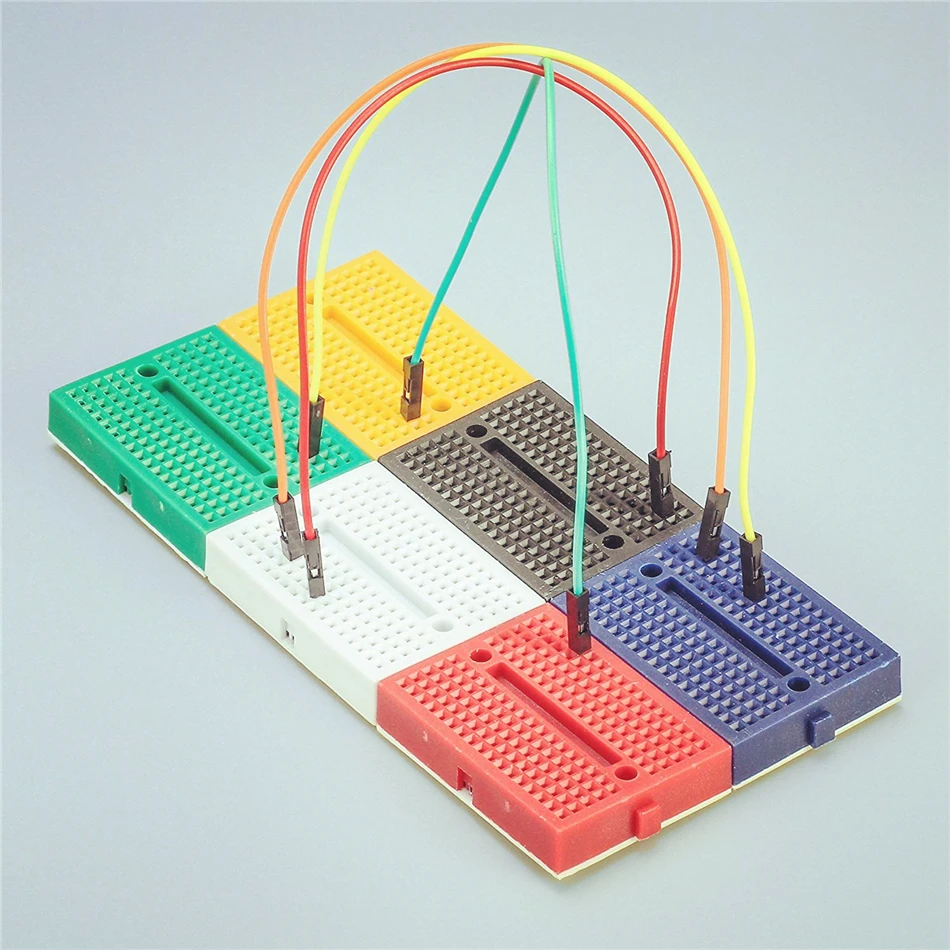 Макетная плата без пайки 830/400/170 макетная Мини Модульная для Arduino Набор творчества