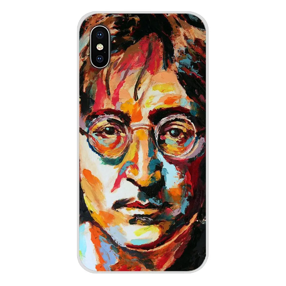Portrait Painting John Lennon Custom TPU Shell Case For Huawei G7 G8 P8 P9 P10 P20 P30 Lite Mini Pro P Smart Plus 2017 2018 2019 | Мобильные