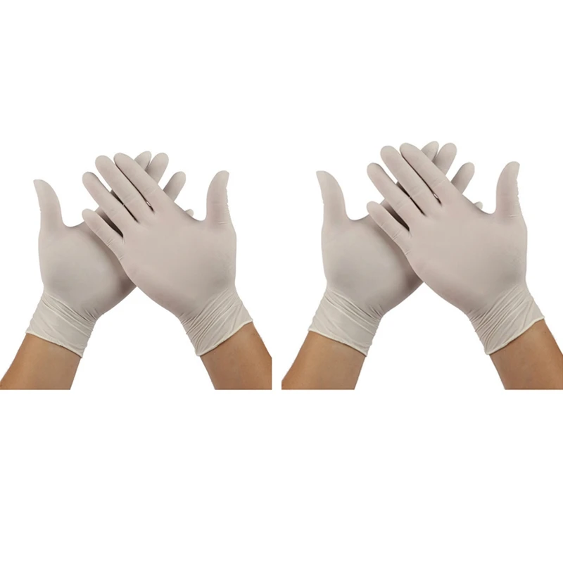 200 шт. нитриловые перчатки коробка из 100 без латекса порошка текстурированные