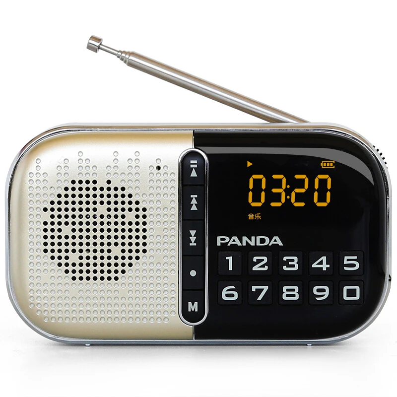 Новый мини FM радио для дома/улицы с антенной портативный MP3 музыкальный плеер