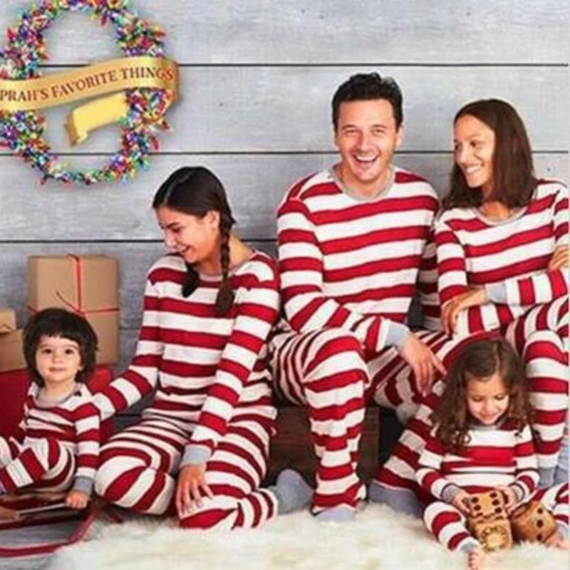 

Christmas Family Pajamas Adult Kids Top+Pants Xmas Set Family Matching Homewear Sleepwear Nightwear Clothes Parent-child Wear
