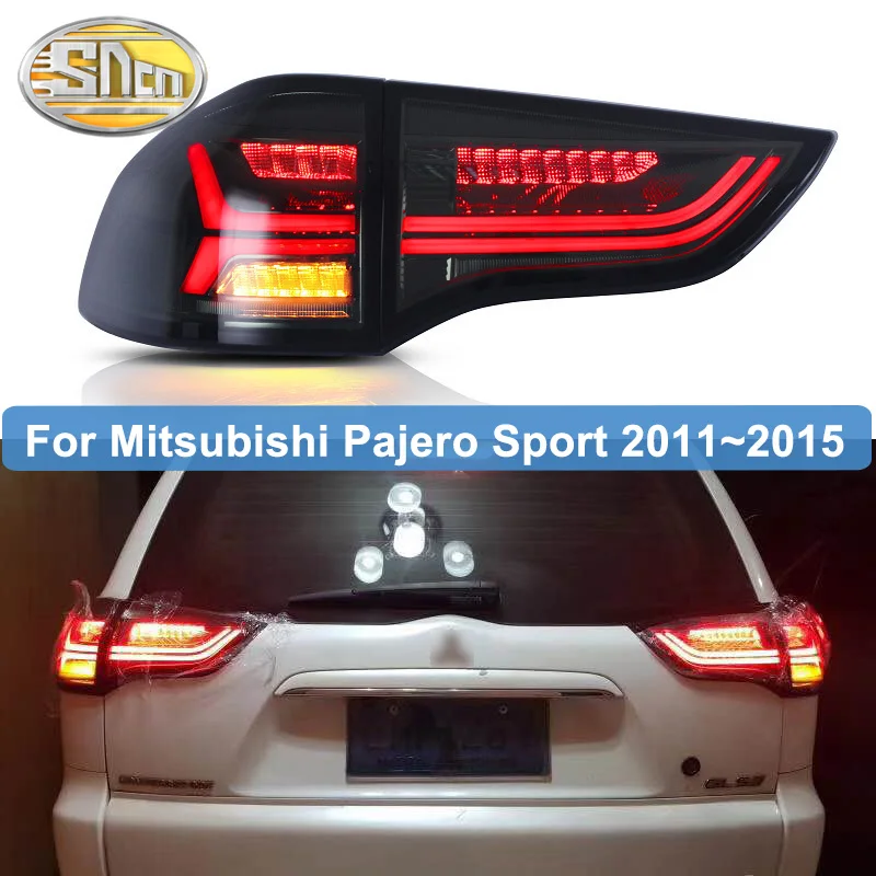 Для Mitsubishi Pajero Montero Sport 2011 ~ 2015 светодиодные задние светильник DRL + стоп сигнал
