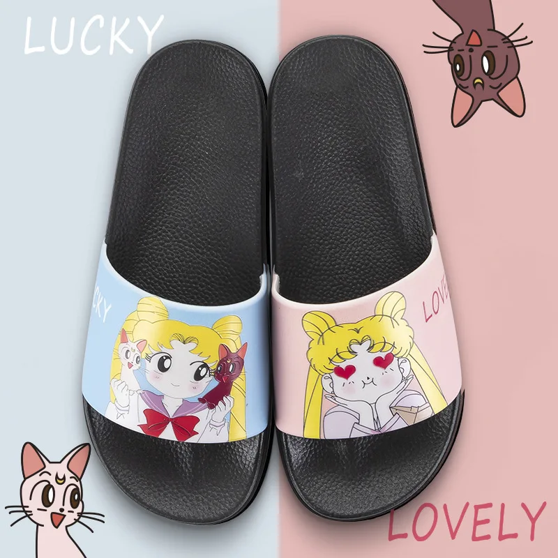 Сейлор Мун в помещении Босоножки из ПВХ Удобная одежда для дома с изображениями