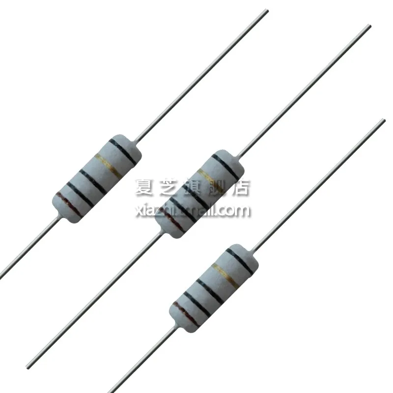 

20pcs 2W Wirewound Fuse Resistance Accuracy 5% 10R 20R 22R 33R 39R 47R 51R 56R 68R 100R Wire Wound Resistor 10 20 22 33 39 Ohm