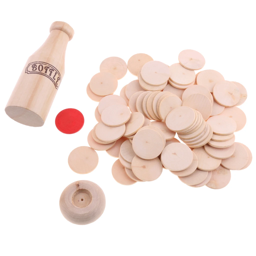 Детская забавная настольная игра для детей деревянные пирожные с бутылкой