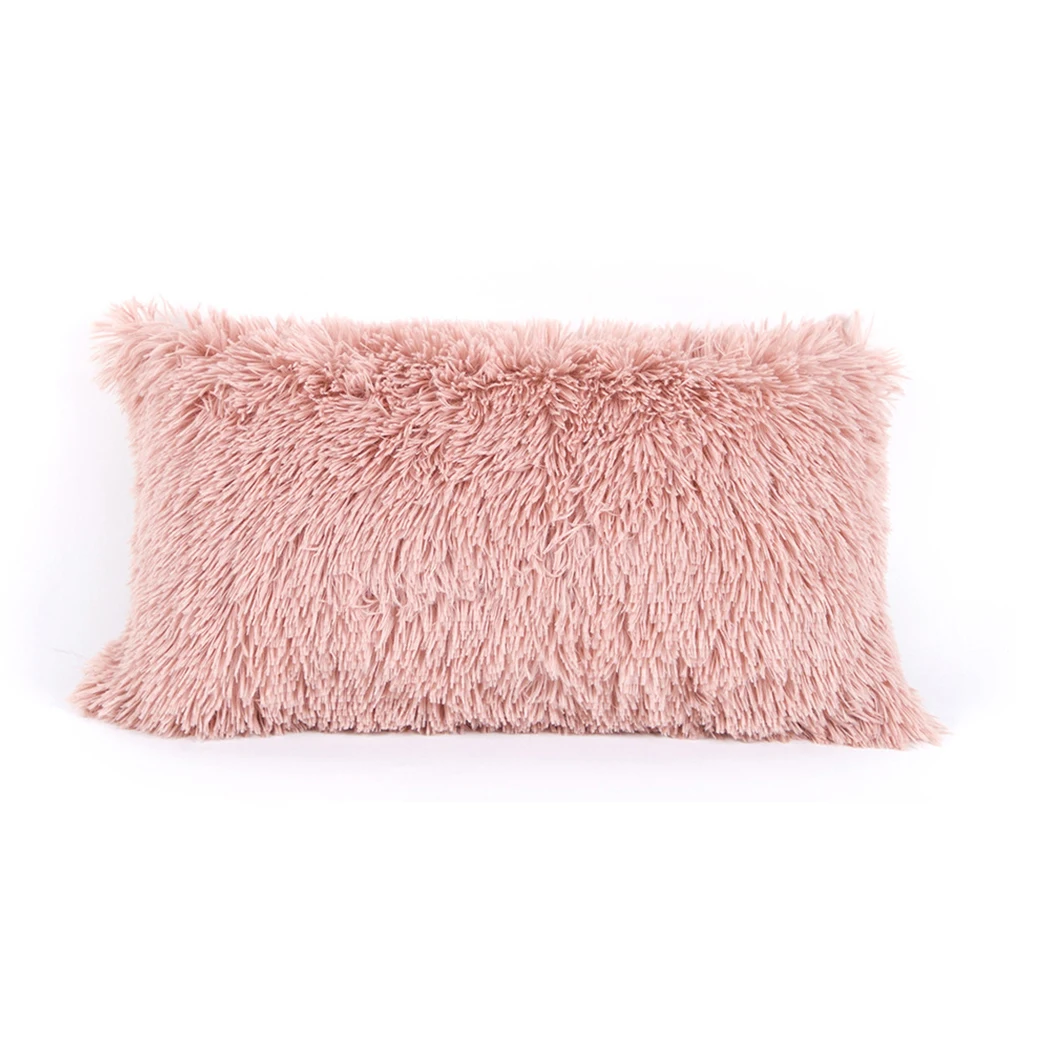 

Faux Fur Fluffy Plush Throw Pillow Cases Shaggy Soft Chair Sofa Cushion Cover Bed Couch Living Room Home Decorative Pillow Cover