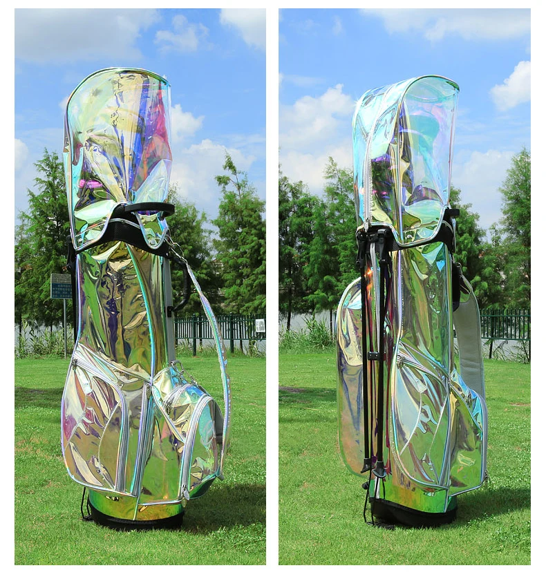 PgmLady Club Bag Golf Sports Bracket Package Waterproof Women Lightweight Support Colorful Transparent 125cm Cue Bag Clothes Bag