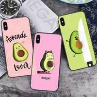 avocado aesthetic cute fashion phone case for iphone 13 12 11 mini pro xs max 8 7 6 6s plus x 5s se 2020 xr