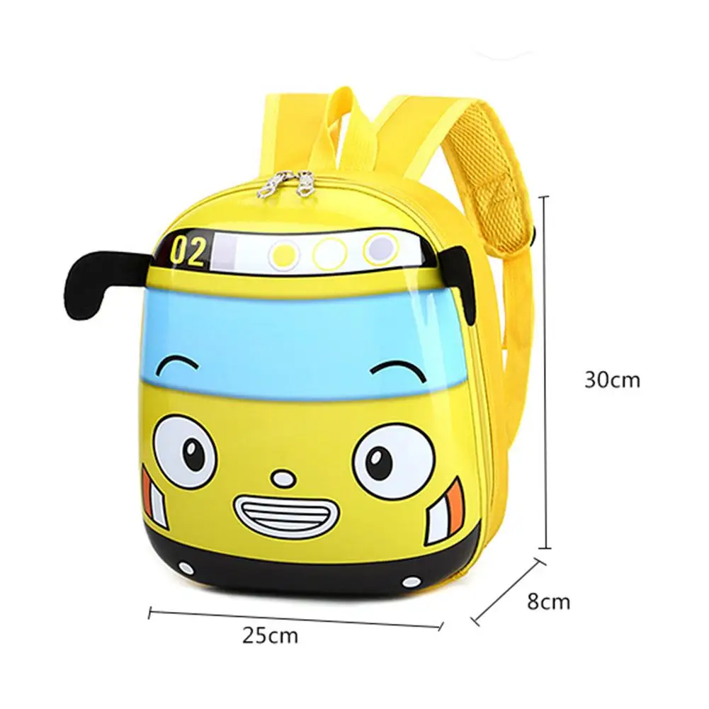

3D Cartoon Bus Children Backpacks Kindergarten Children School Bag Toddler Girls Boys Backpack EVA Nylon Material Baby Supplies