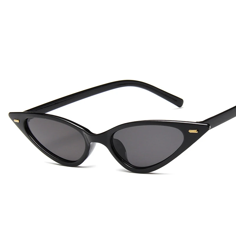 

New retro small frame sunglasses fashion rice nail cat eye sunglasses trend street sunglasses women casual wild glasses
