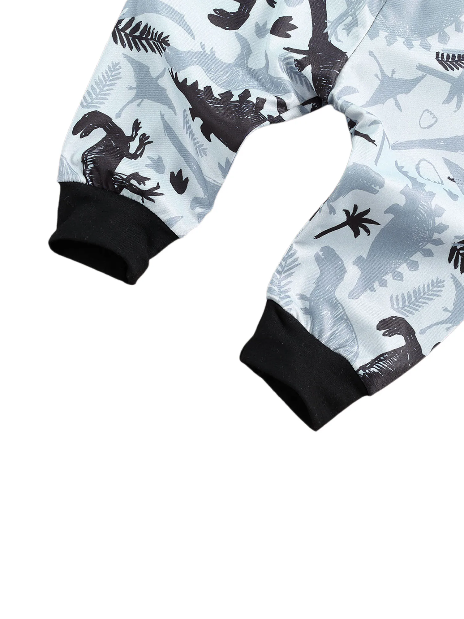 

0-24M Newborn Baby Boys Clothes Sets Dinosaur Print Long Sleeve Pullover Hoodies Tops Pants