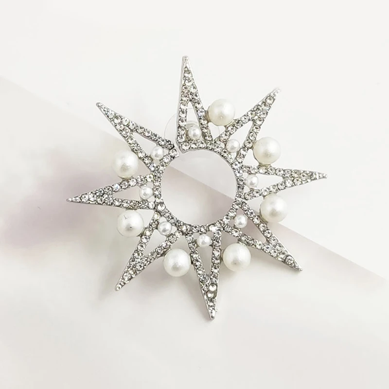 ЦИРКОНИЕВЫЕ солнечные цветочные серьги гвоздики астральные Цветочные женские